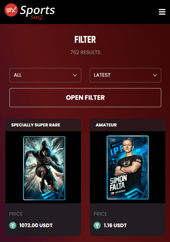 EX Sports NFT Marketplace