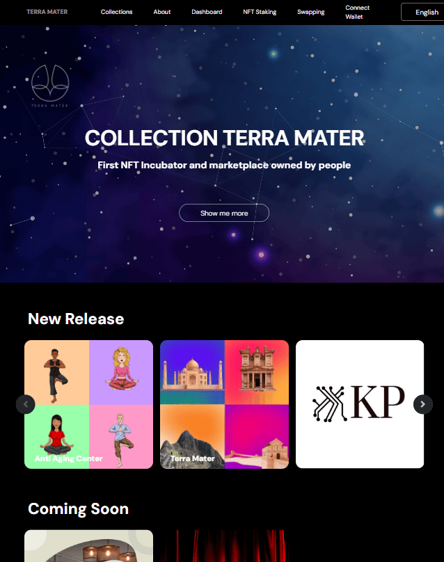 Terra Mater NFT Marketplace